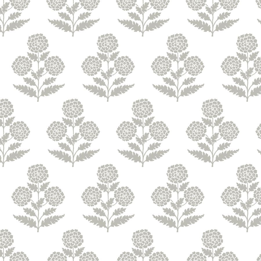 Purchase Vp1435 | Jardin, Souci Grey Marigolds - Antonina Vella Wallpaper