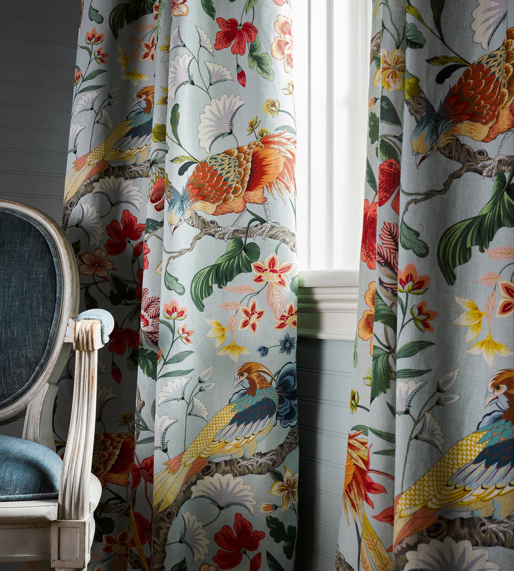 Purchase Old World Weavers Fabric Product VP 0806SUPR, Supreme Velvet Silver Peony 4