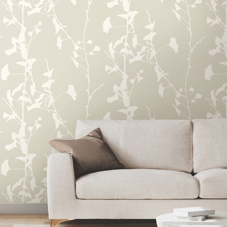 Purchase Vr1507 | Caviar, Ginkgo Silhouette - Ronald Redding Wallpaper