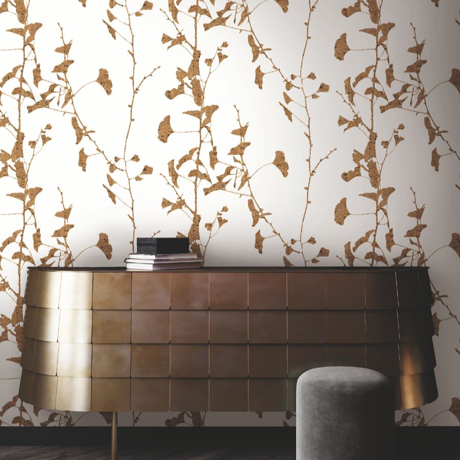 Purchase Vr1509 | Caviar, Ginkgo Silhouette - Ronald Redding Wallpaper