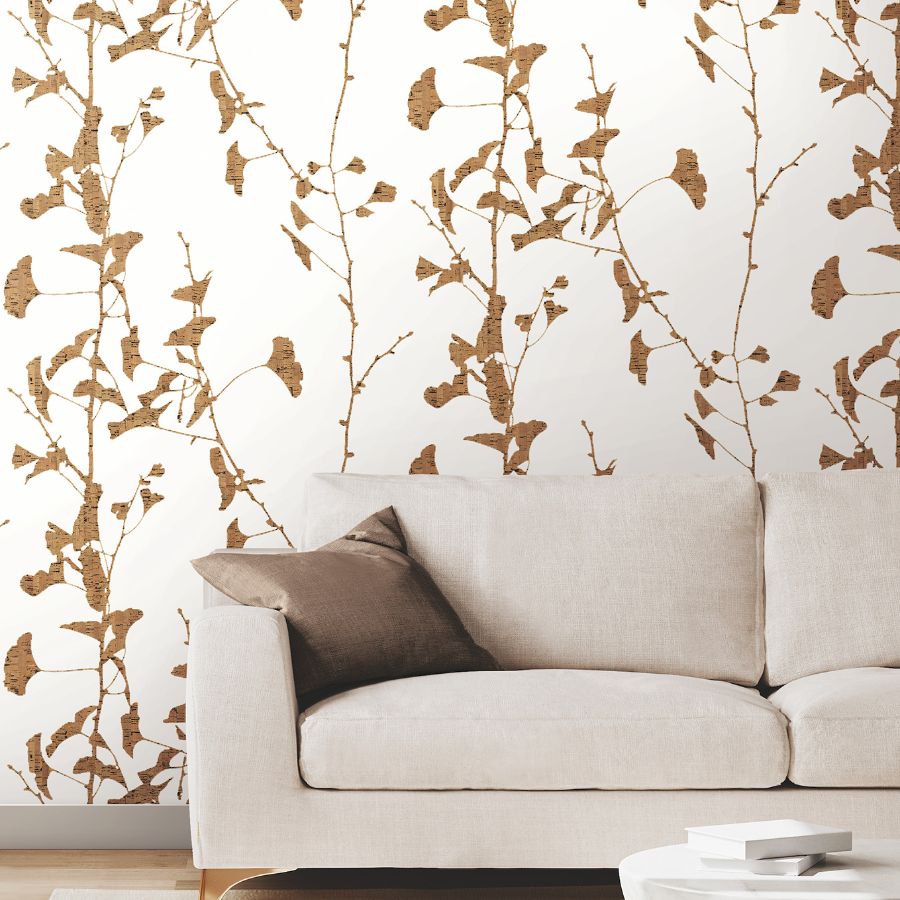 Purchase Vr1509 | Caviar, Ginkgo Silhouette - Ronald Redding Wallpaper