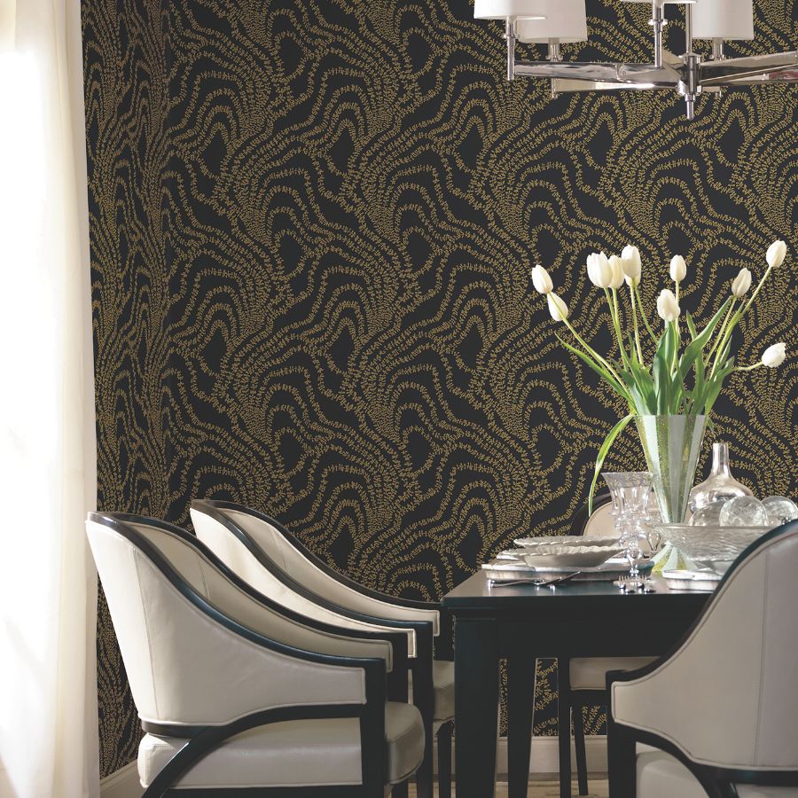 Purchase Vr1517 | Caviar, String Of Pearls - Ronald Redding Wallpaper