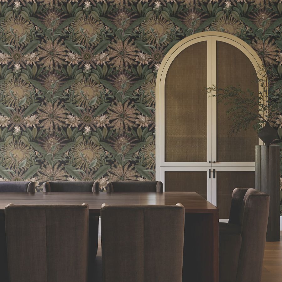 Purchase Vr1529 | Caviar, Enchanted Garden - Ronald Redding Wallpaper