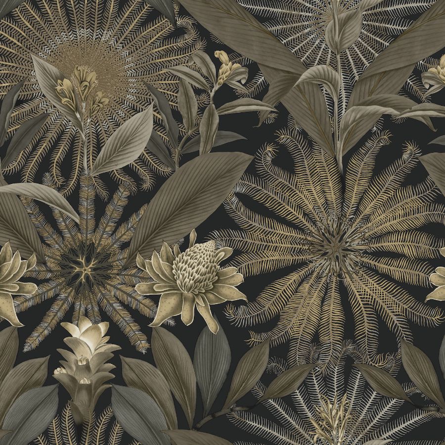 Purchase Vr1531 | Caviar, Enchanted Garden - Ronald Redding Wallpaper