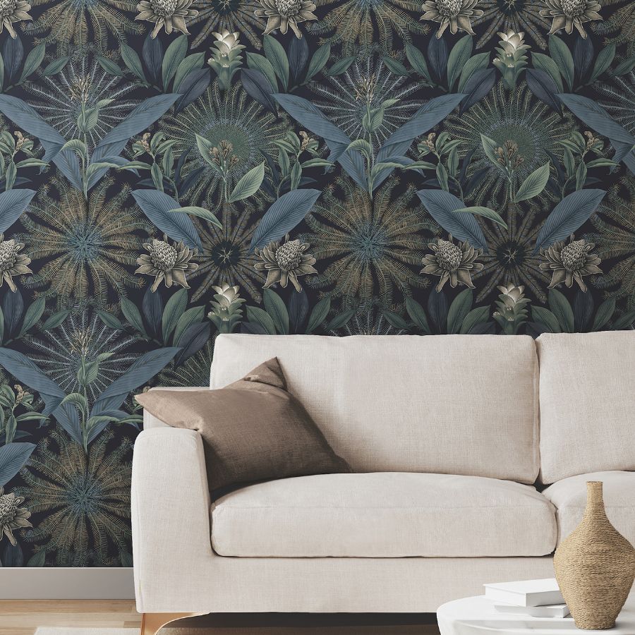 Purchase Vr1532 | Caviar, Enchanted Garden - Ronald Redding Wallpaper