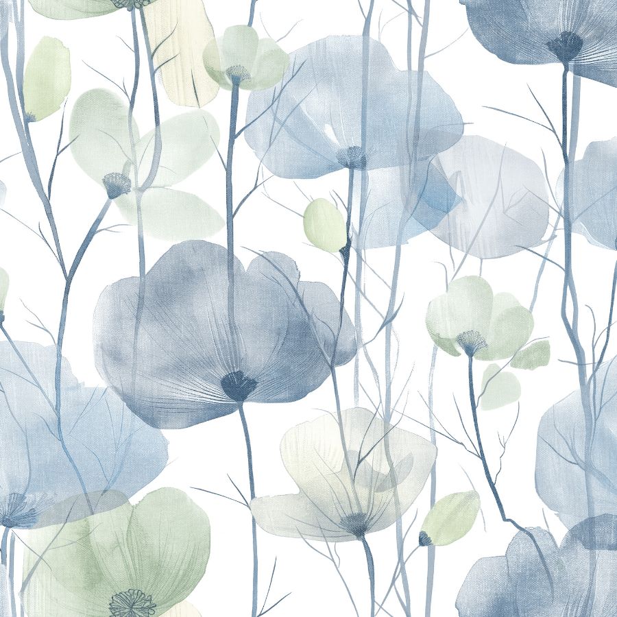 Purchase Vr1535 | Caviar, Cotswolds Poppies - Ronald Redding Wallpaper