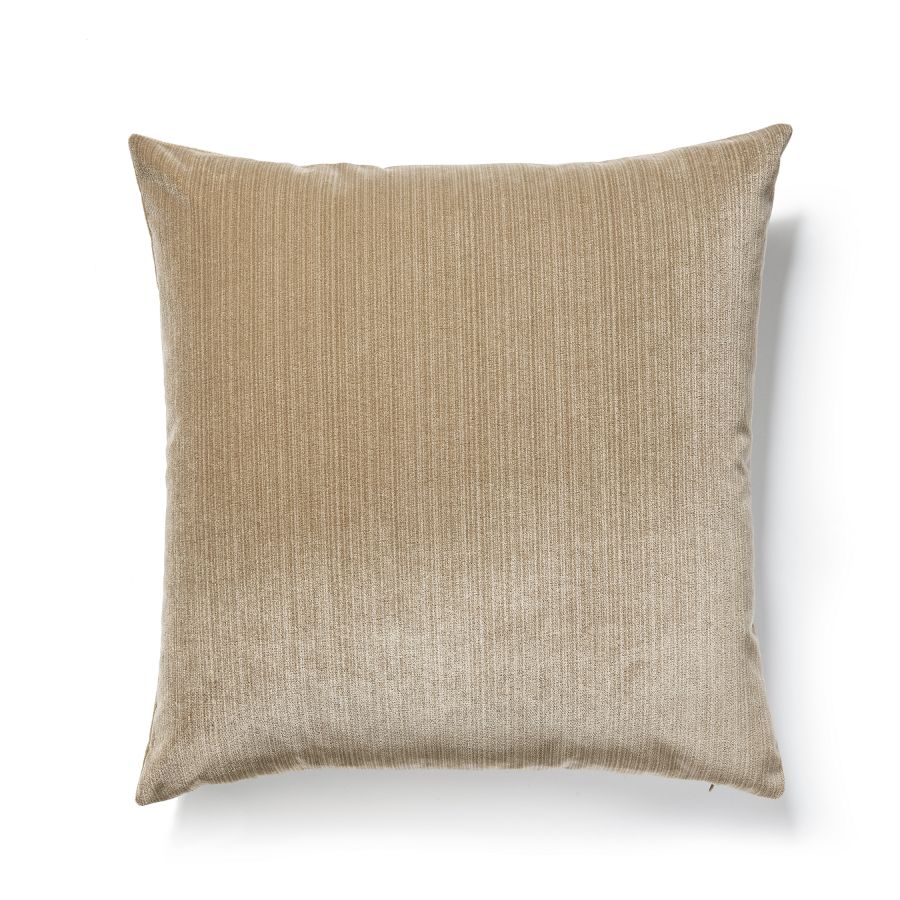 Purchase VWSTRIEPILL0001 Strie Velvet, Dove/Oatmeal - Scalamandre Pillows