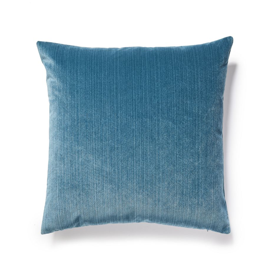 Purchase VWSTRIEPILL0028 Strie Velvet, Teal - Scalamandre Pillows