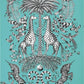 W0102/08 Kruger Blue Animals Clarke And Clarke Wallpaper