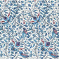 W0104/01 Rousseau Blue Animals Clarke And Clarke Wallpaper