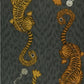 W0105/01 Tigris Red Animals Clarke And Clarke Wallpaper