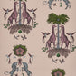 W0114/02 Creatura Pink Animal/Insect Clarke And Clarke Wallpaper