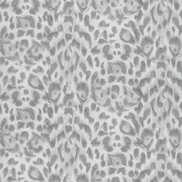Sample W0115/09 Felis Grey Animal Skins Clarke And Clarke Wallpaper