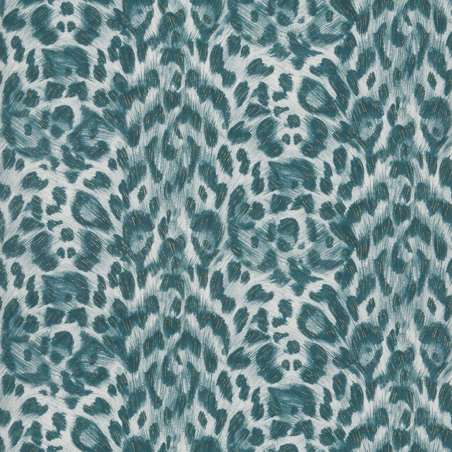 W0115/10 Felis Green Animal Skins Clarke And Clarke Wallpaper