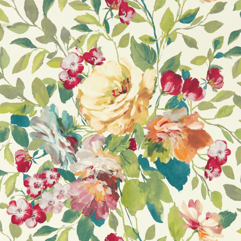 Purchase W0139/04.Cac.0 Bloom, Multi Color Floral - Clarke And Clarke Wallpaper