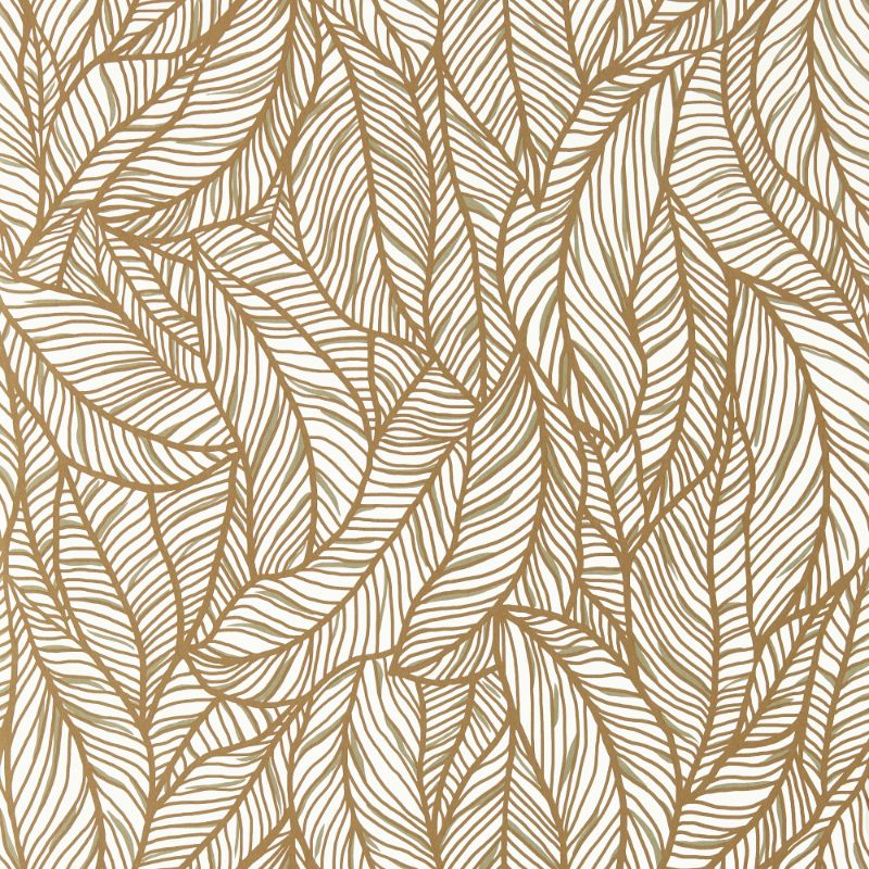 Sample - W0144/01.Cac.0 | Selva, Brown Tropical - Clarke And Clarke Wallpaper