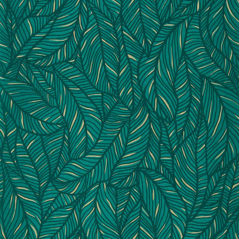 Sample - W0144/02.Cac.0 | Selva, Green Tropical - Clarke And Clarke Wallpaper