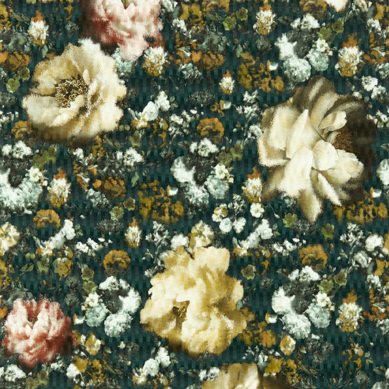 Purchase W0148/03.Cac.0 Camile, Green Floral - Clarke And Clarke Wallpaper