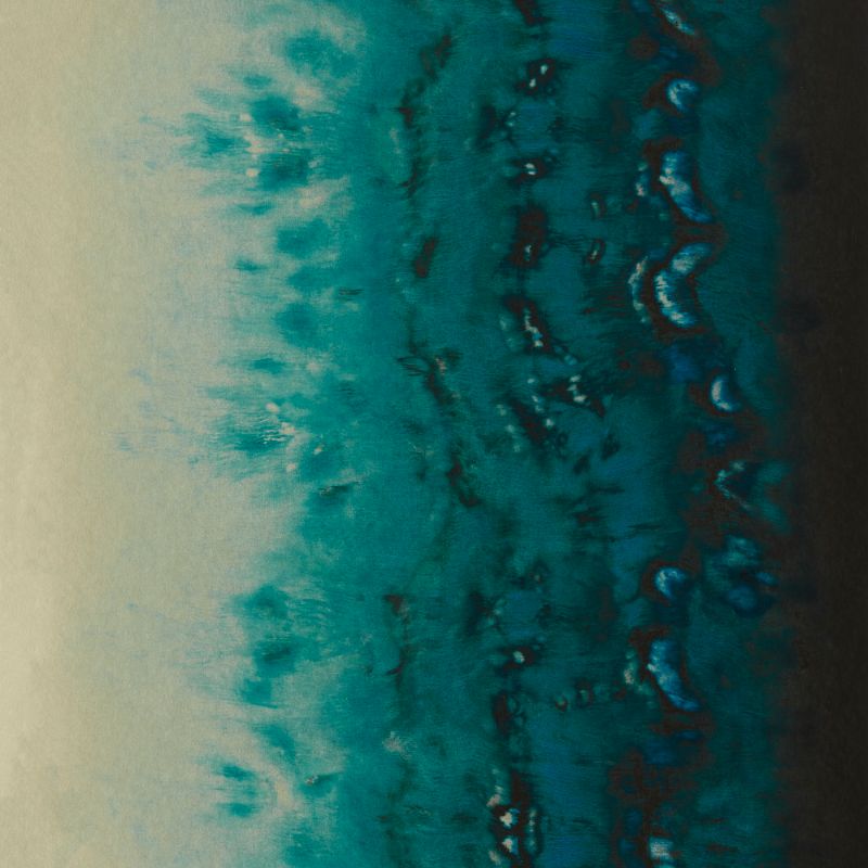 Sample - W0149/04.Cac.0 | Disperse, Blue Ombre - Clarke And Clarke Wallpaper