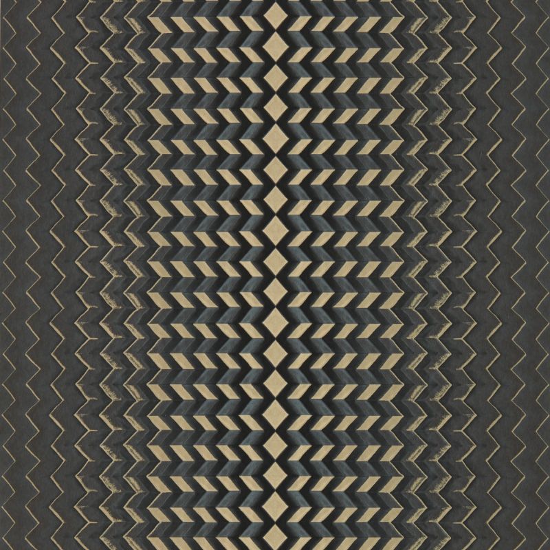 Sample - W0150/02.Cac.0 | Fragment, Black Modern - Clarke And Clarke Wallpaper
