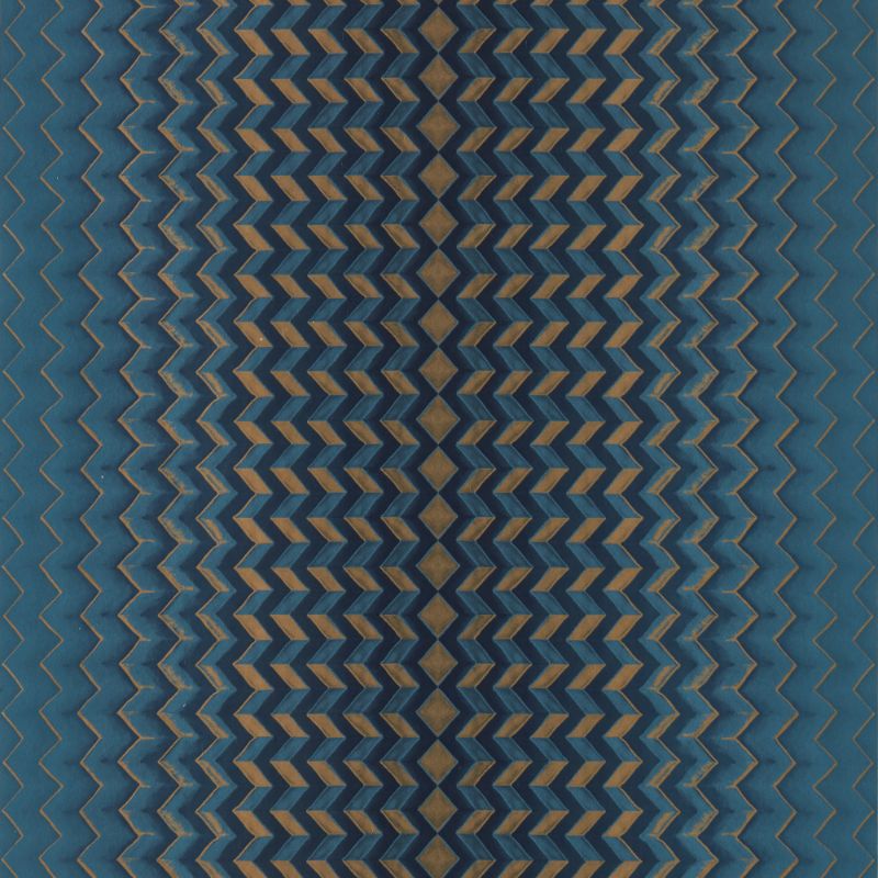 Sample - W0150/03.Cac.0 | Fragment, Blue Modern - Clarke And Clarke Wallpaper