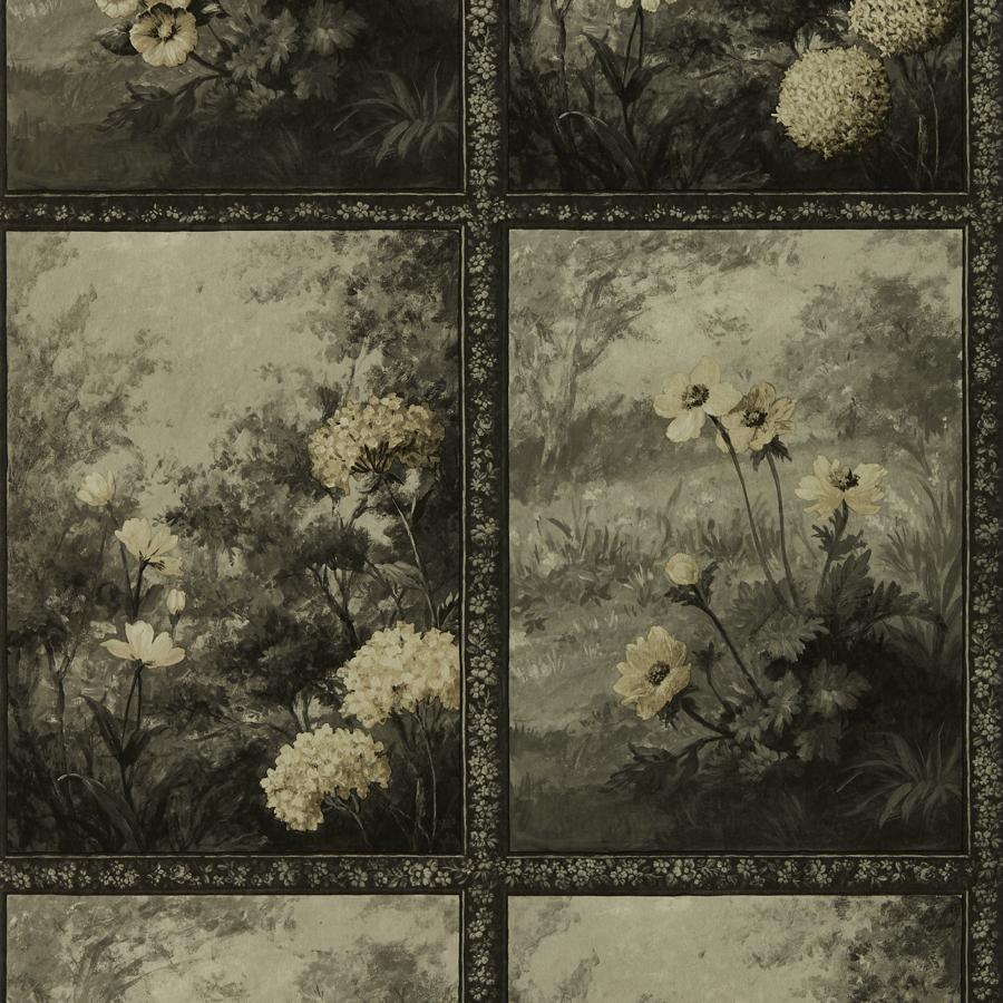 Purchase W0155/04 Artus, Grey Floral - Clarke And Clarke Wallpaper