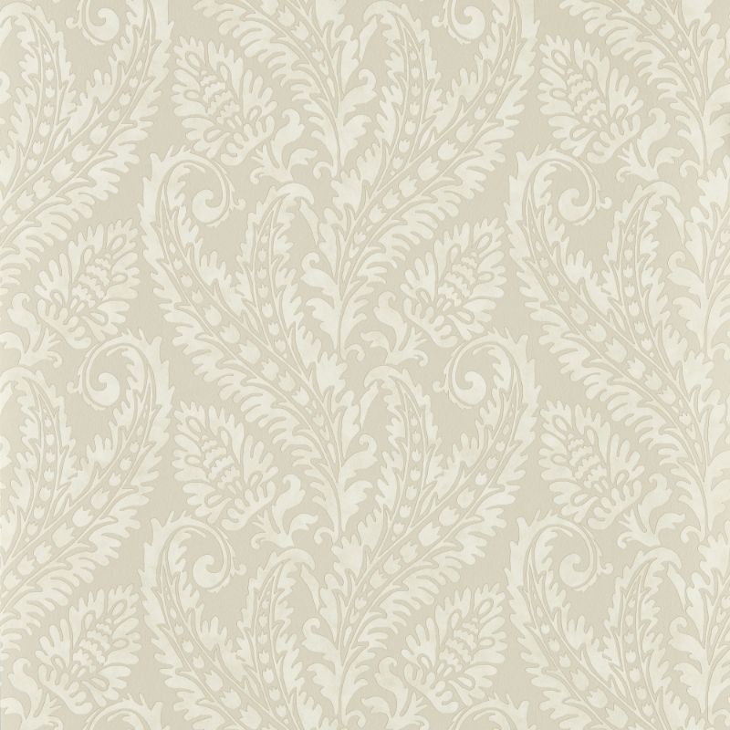 Purchase W0161/03.Cac.0 Regale, Neutral Paisley - Clarke And Clarke Wallpaper