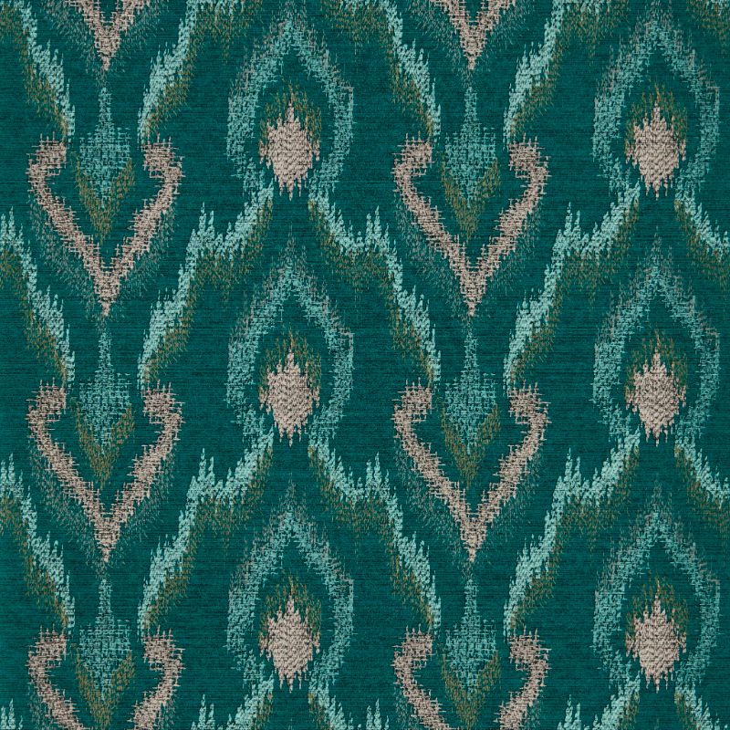 Purchase W0170/03.Cac.0 Velluto, Green Ikat - Clarke And Clarke Wallpaper