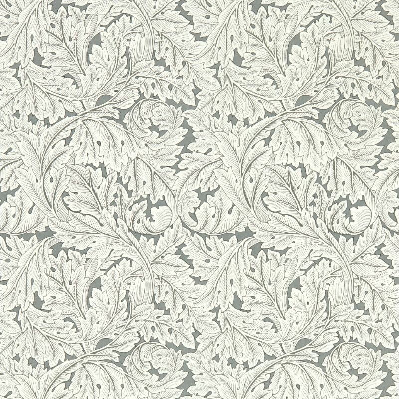 Purchase W0175/02.Cac.0 Acanthus, Grey Leaf - Clarke And Clarke Wallpaper