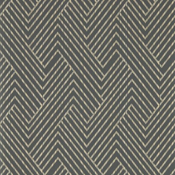 Purchase W0181/01-Cac Grassetto, Grey Chevron - Clarke & Clarke Wallpaper Wallpaper - W0181/01.Cac.0