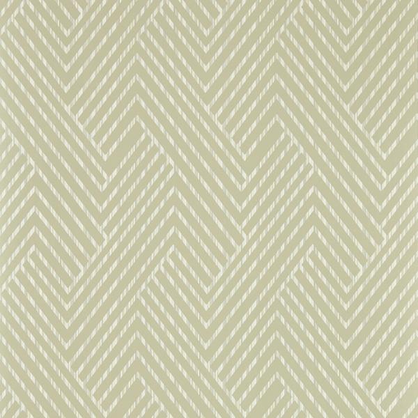 Sample - W0181/03 | Grassetto, Beige Chevron - Clarke & Clarke Wallpaper - W0181/03.Cac.0