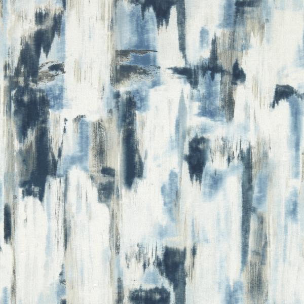 Purchase W0183/01-Cac Lagna, Blue Abstract - Clarke & Clarke Wallpaper Wallpaper - W0183/01.Cac.0