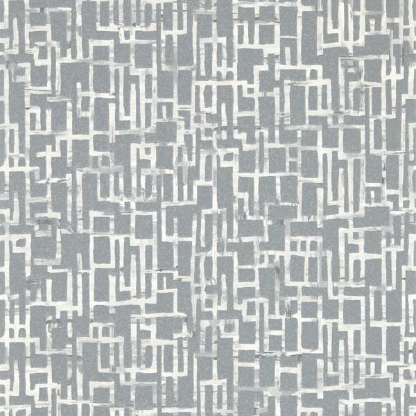 Purchase W0184/03-Cac Quadrata, Grey Geometric - Clarke & Clarke Wallpaper Wallpaper - W0184/03.Cac.0