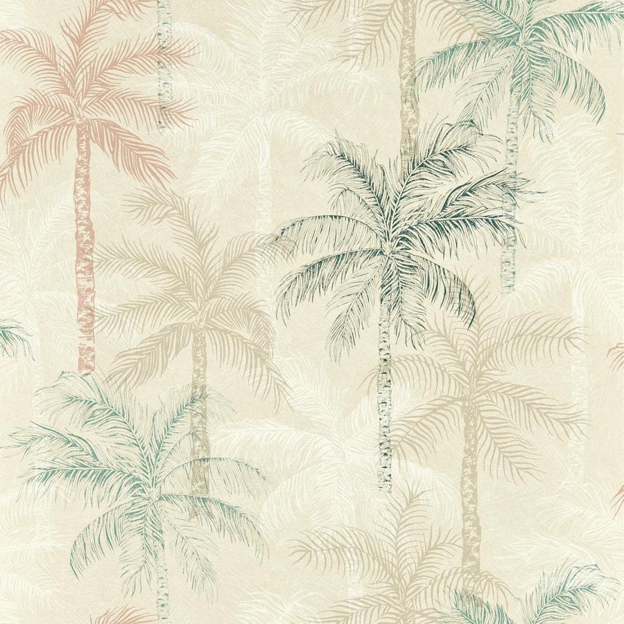 Purchase W0189/03-Cac Palmyra, Green Tropical - Clarke And Clarke Wallpaper - W0189/03.Cac.0
