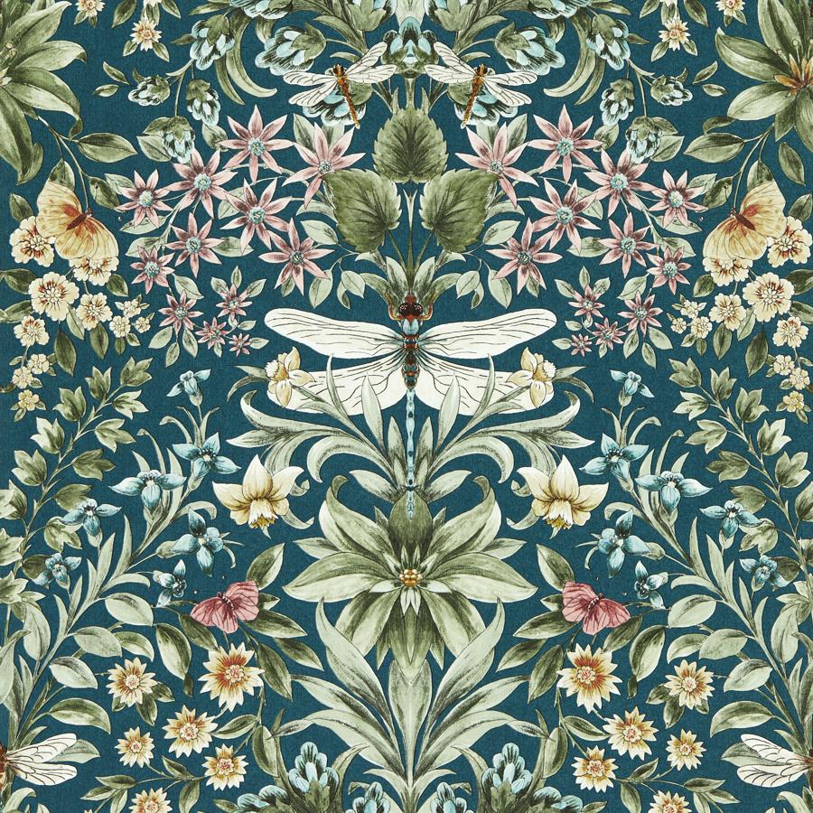 Purchase W0196/04 Mirabell, Multi Color Botanical - Clarke And Clarke Wallpaper