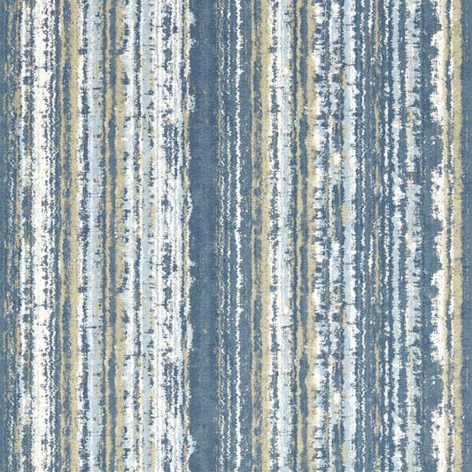 Purchase W0211/02 Striatus, Blue Stripes - Clarke And Clarke Wallpaper