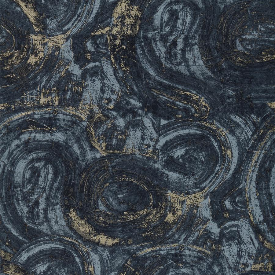 Purchase W0222/02 Hatoum, Blue Abstract - Clarke And Clarke Wallpaper