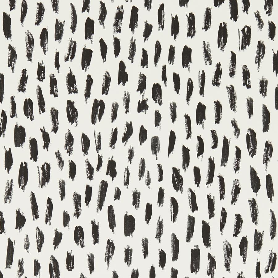 Purchase W0226/02 Loxley, Black Abstract - Clarke And Clarke Wallpaper