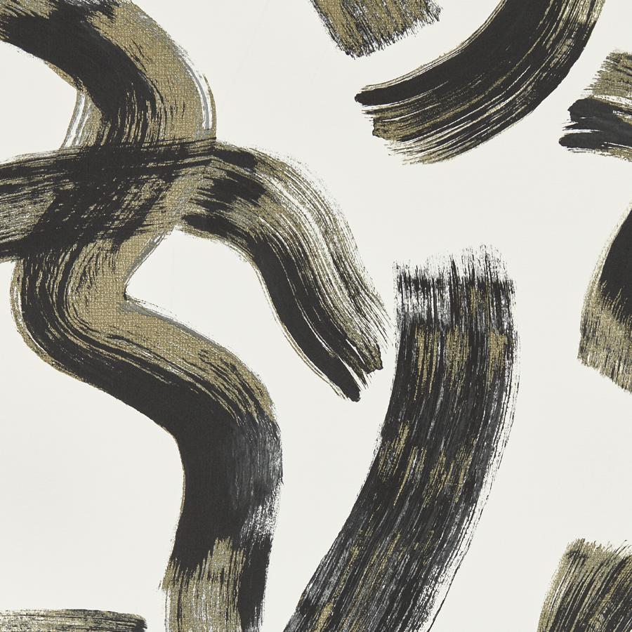 Purchase W0227/04 Malevich, Black Abstract - Clarke And Clarke Wallpaper