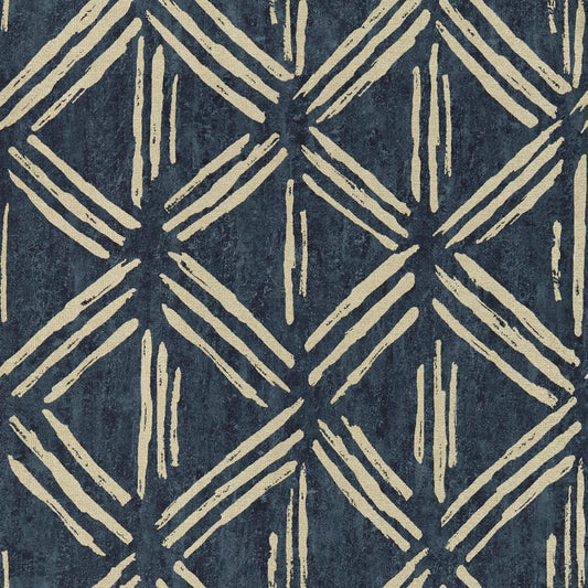 Purchase W0228/01 Murakami, Blue Diamond - Clarke And Clarke Wallpaper