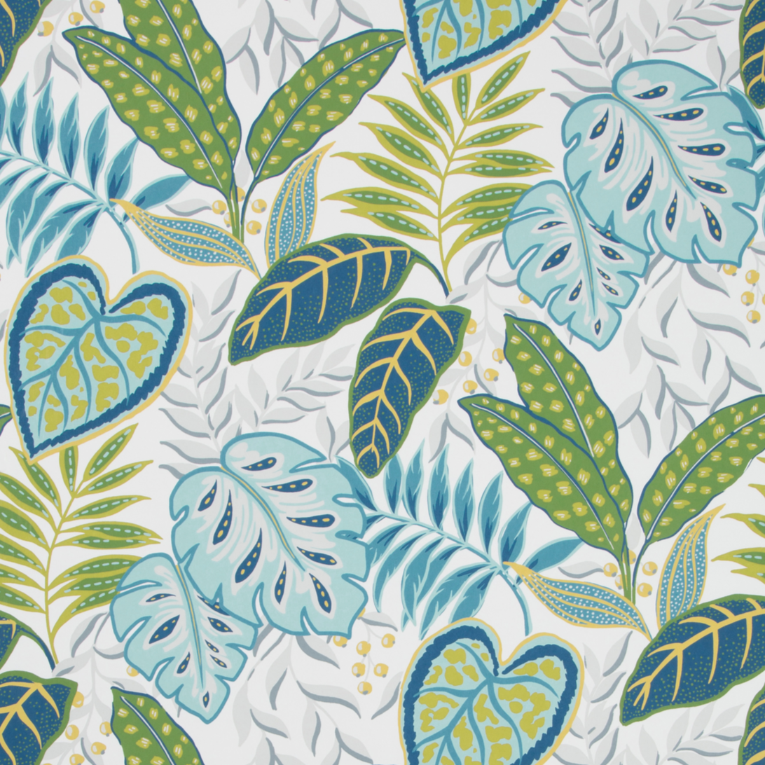 W3497-315 | Jasmine Blue Botanical - Kravet Design Wallpaper - W3497.315.0