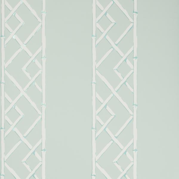 Sample W3502.135.0 Latticework Blue Lattice Kravet Design Wallpaper