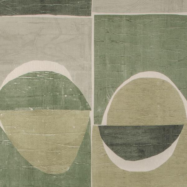 Sample - W3571-31 | Niko Mod, Green Abstract - Kravet Couture Wallpaper - W3571.31.0