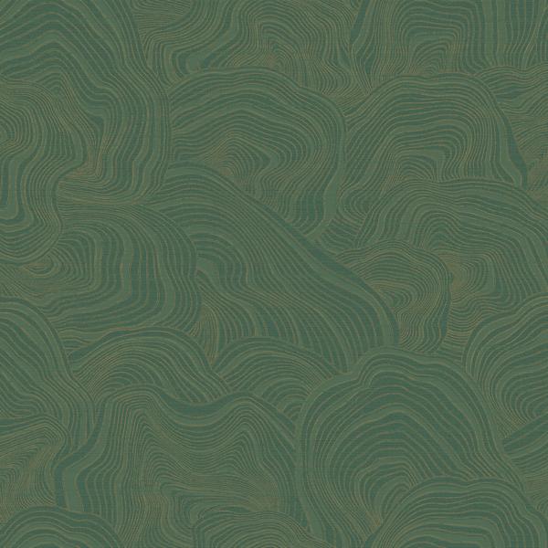 Sample - W3719-3 | Kravet Design, Green Abstract - Kravet Design Wallpaper - W3719.3.0