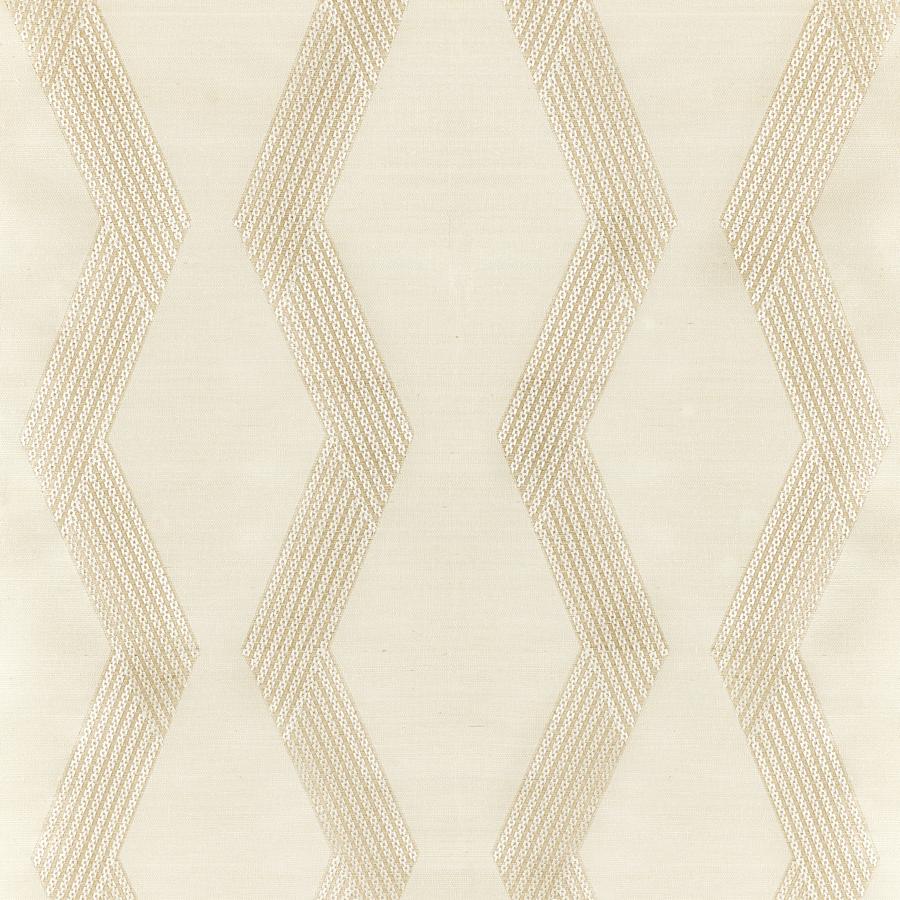 Sample - W3835.161.0 Chainlink Emb Sisal, Bone by Kravet Couture Wallpaper