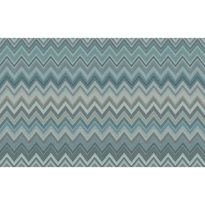Purchase W3848.5.0 Happy Zig Zag Wp, Blue Chevron - Kravet Couture Wallpaper