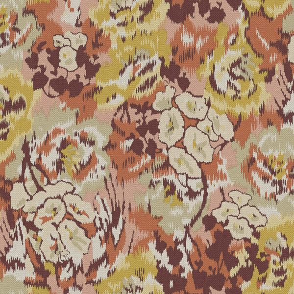 Sample - W3849.412.0 | Flower Pot Wp, Orange Floral - Kravet Couture Wallpaper