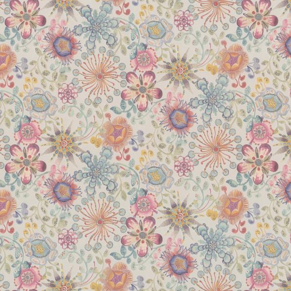 Sample - W3850.517.0 | Magic Garden Wp, Multi Color Floral - Kravet Couture Wallpaper