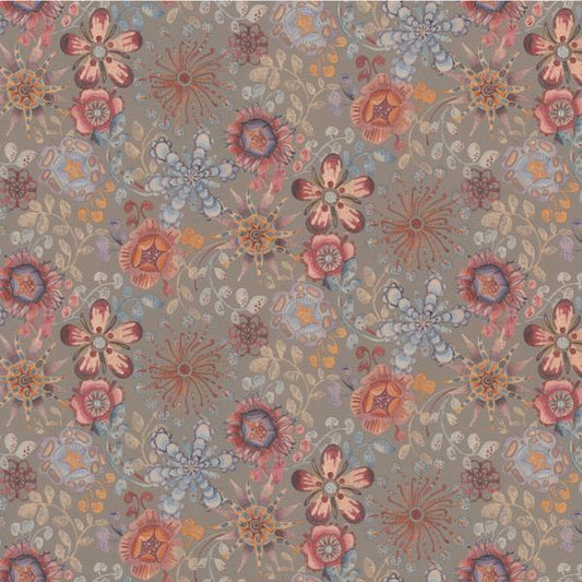 Purchase W3850.710.0 Magic Garden Wp, Orange Floral - Kravet Couture Wallpaper