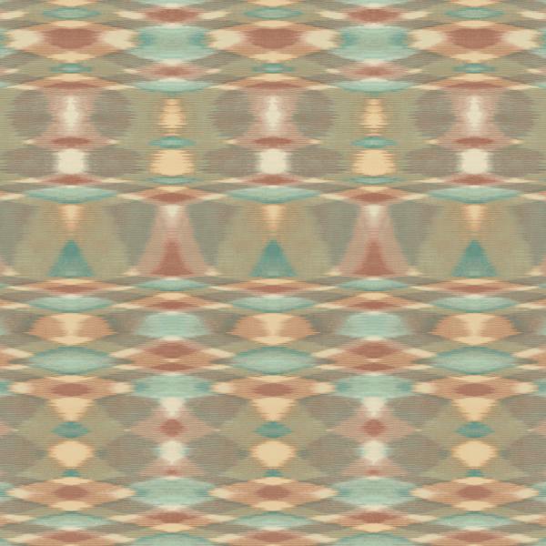 Sample - W3851.517.0 | Sunrise Flame Wp, Multi Color Global - Kravet Couture Wallpaper